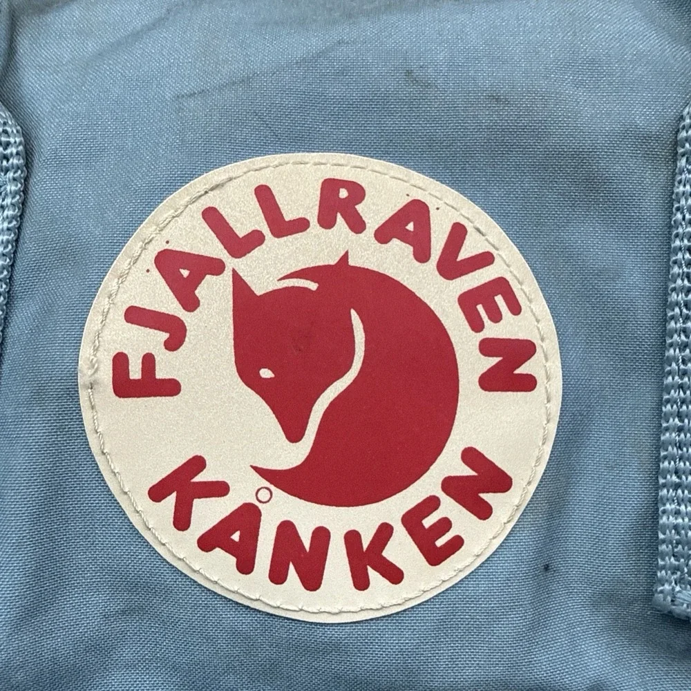Fjallraven Kanken backpack‎ blue water resistant quick dry pockets handles 23510